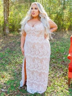 Shine Brighter Dress - Ivory -Southern Fried Chics 158A7558