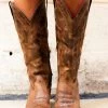 The Stella Mae Boot - Brown -Southern Fried Chics 158A8905