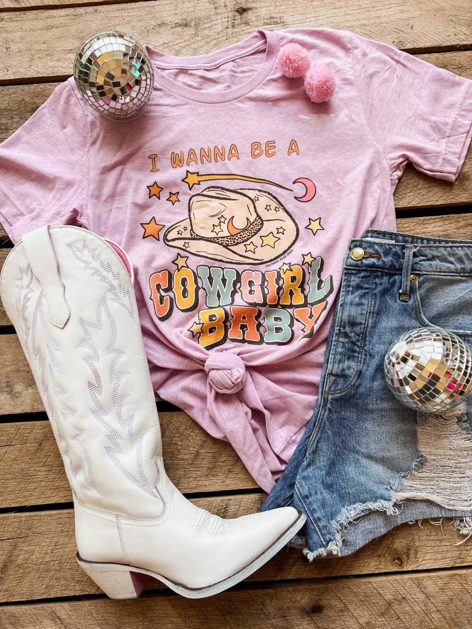 I Wanna Be A Cowgirl Baby T-shirt 3 I Wanna Be A Cowgirl Baby T-shirt