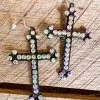 Clear Cross Earring - Black 2 Clear Cross Earring - Black -Southern Fried Chics 77F4DAB6 E81C 4C19 9D7D 0948BB4E45D0