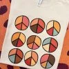 Groovy Peace Sign T-shirt - Natural 2 Groovy Peace Sign T-shirt - Natural -Southern Fried Chics 9peacesign