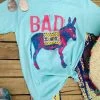 Bad Ass Tee - Mint -Southern Fried Chics Bad Ass Tee Mint T Shirts