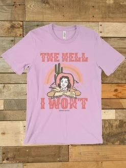 The Hell I Wont T Shirt -Southern Fried Chics Blank1536x2048 64