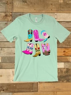 All The Boots T Shirt 9 All The Boots T Shirt -Southern Fried Chics Blank1536x2048copy8 1