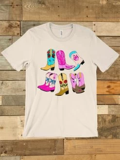 All The Boots T Shirt 10 All The Boots T Shirt -Southern Fried Chics Blank1536x2048copy8 3