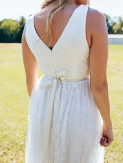 Bridal Lace Long Dress -Southern Fried Chics Bridal Lace Long Dress Dresses 10