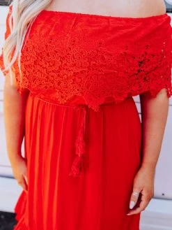 Bride Babes Dress - Red -Southern Fried Chics Bride Babes Dress Red Dresses 4