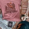 Cant Be Tamed Tee - Mauve -Southern Fried Chics Cant Be Tamed Tee Mauve T Shirts