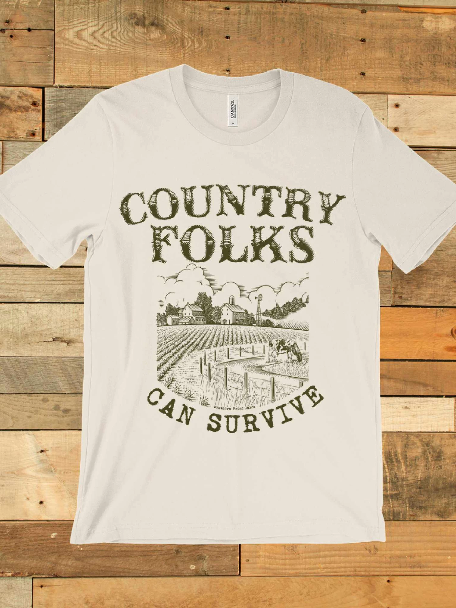 Country Folks Can Survive Tee 3 Country Folks Can Survive Tee