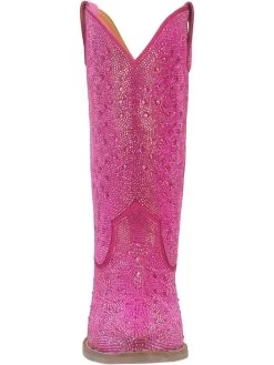 Silver Dollar Rhinestone Boot By Dan Post - Fuchsia -Southern Fried Chics DI570 FUCHSIA 5
