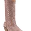 Silver Dollar Rhinestone Boot By Dan Post - Rose Gold -Southern Fried Chics DI570 ROSEGLD 1