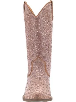 Silver Dollar Rhinestone Boot By Dan Post - Rose Gold -Southern Fried Chics DI570 ROSEGLD 5