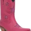 Star Struck Bootie By Dan Post - Fuchsia -Southern Fried Chics DI582 PINK 1