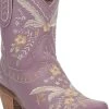 Prim Rose Bootie By Dan Post - Lavender -Southern Fried Chics DI748 LAV 1