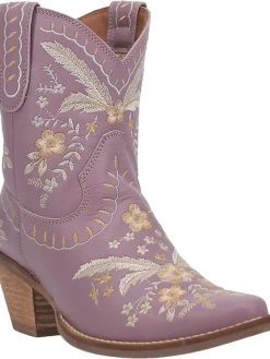 Prim Rose Bootie By Dan Post - Lavender