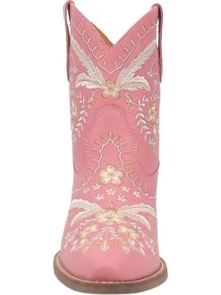 Prim Rose Bootie By Dan Post - Pink -Southern Fried Chics DI748 PNK 5