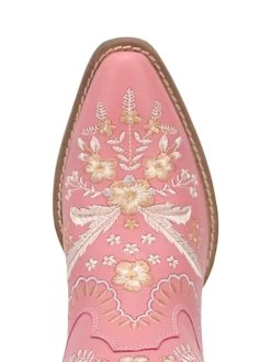 Prim Rose Bootie By Dan Post - Pink -Southern Fried Chics DI748 PNK 6