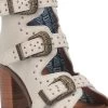 Ziggy Buckle Bootie By Dan Post - White -Southern Fried Chics DI787 ZIGGY WHITE 1