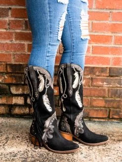 Dan Post Dream Catcher Boots - Black -Southern Fried Chics Dream Catcher Boots Black Boots 3