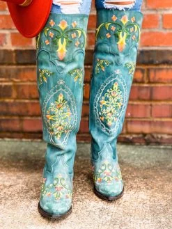 Dan Post Flower Child Boots -Southern Fried Chics Flower Child Boots Boots 3