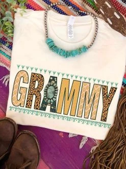 Grammy Tee - Cream