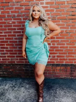 Hello Beautiful Dress - Mint