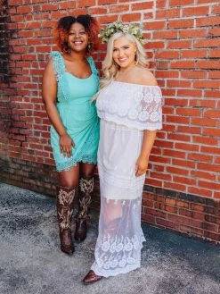 Hello Beautiful Dress - Mint -Southern Fried Chics Hello Beautiful Dress Mint Dresses 8