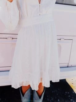 Hit The Town Dress - White -Southern Fried Chics Hit The Town Dress White Dresses 10