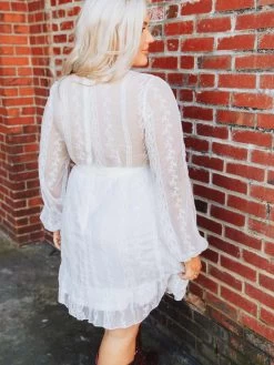 Hit The Town Dress - White -Southern Fried Chics Hit The Town Dress White Dresses 6