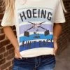 Hoeing Aint Easy Tee -Southern Fried Chics Hoeing Aint Easy Tee Clothing