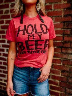 Hold My Beer Tee -Southern Fried Chics Hold My Beer Tee T Shirts 2