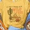 If I Was A Cowgirl Tee - Mustard -Southern Fried Chics If I Was A Cowgirl Tee Mustard T Shirts