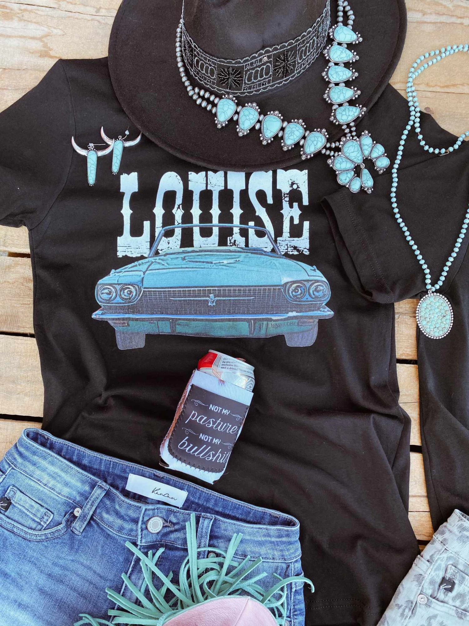 Louise Tee - Black 3 Louise Tee - Black