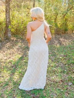 Love You Better — Formal Western Dress In Ivory 11 Love You Better — Formal Western Dress In Ivory -Southern Fried Chics Love You Better One Shoulder Dress Ivory Dresses 2