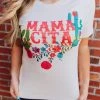 Mamacita With Cactus Tee - Cream -Southern Fried Chics Mamacita with Cactus Tee Cream T Shirts