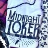 Midnight Toker Tee - White -Southern Fried Chics Midnight Toker Tee White T Shirts