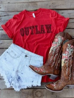 Outlaw Tee - RED