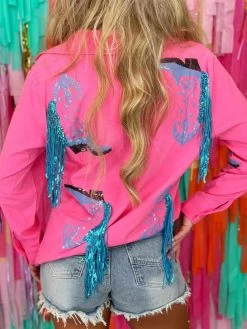 Saddle Up Cowgirl Boots And Fringe Shirt -Southern Fried Chics PhotoApr042023 10748PM