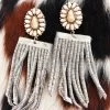 I'll Be Your Ranch Hand Concho Cowhide Earrings -Southern Fried Chics PhotoApr052023 104818AM