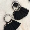 Classy Sass Black Drop Earrings 1 Classy Sass Black Drop Earrings -Southern Fried Chics PhotoApr052023 105120AM