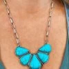 Moth To The Flame Turquoise Stone Necklace -Southern Fried Chics PhotoApr052023 40202PM