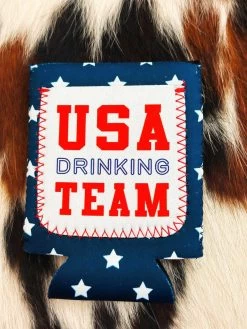 USA Drinking Team Can Koozie