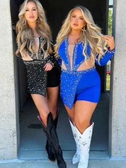 Vegas Baby Romper - Black -Southern Fried Chics PhotoApr122023 12905PM