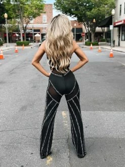 PREORDER I See You Lookin Jumpsuit - Black -Southern Fried Chics PhotoApr132023 31336PM