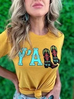 Yall Boots T Shirt