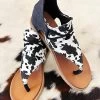 Angelika Sandal - Black Cow