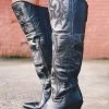 Dan Post Jilted Leather Boot - Black -Southern Fried Chics PhotoAug04 92401AM