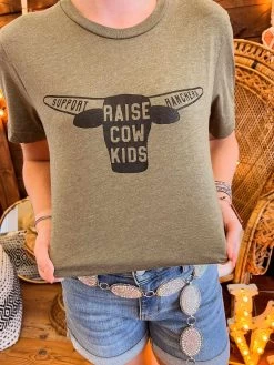Raise Cow Kids T Shirt
