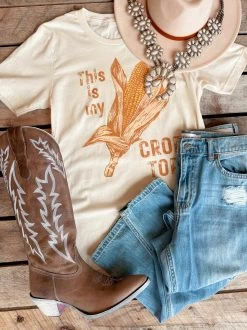 This Is My Crop Top Tee