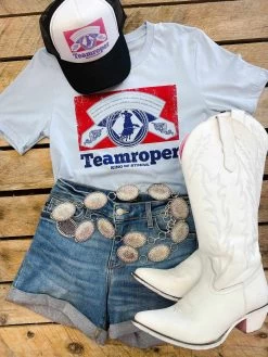 Teamroper Light Blue T Shirt